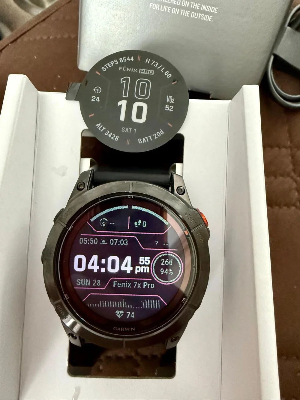 Garmin Fenix 7X Pro Solar Multisport GPS Watch - Black